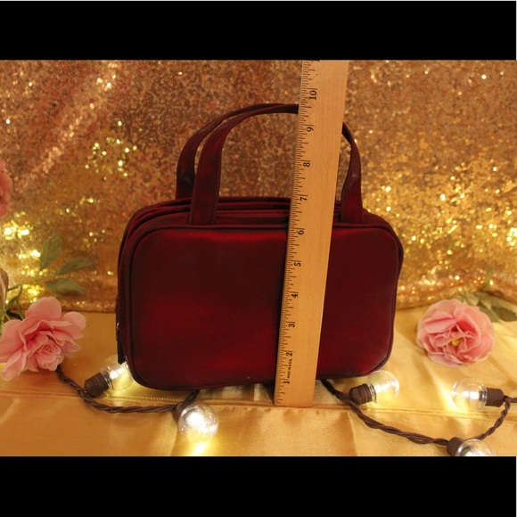 Burgundy Cosmetic Bag - Picture 5 of 7